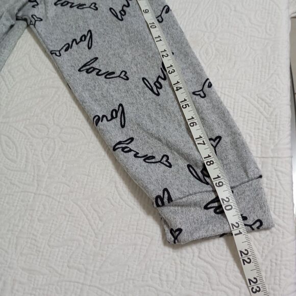 ROUGE COLLECTION  WOMENS SIZE 4X STRETCH HOODIE - FITTED - "LOVE" GRAY - Picture 8 of 13